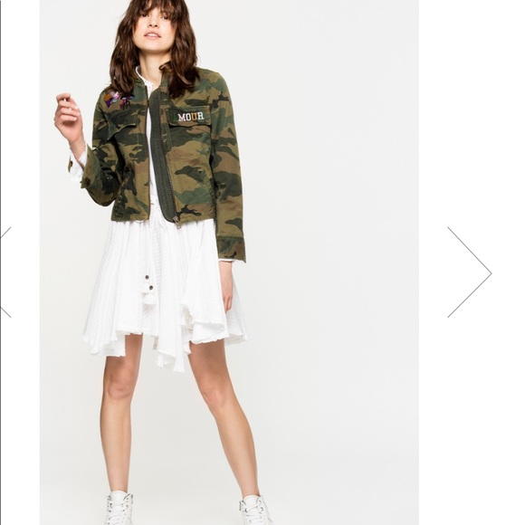 Zaria & Voltaire Short army green jacket - Picture 3 of 5